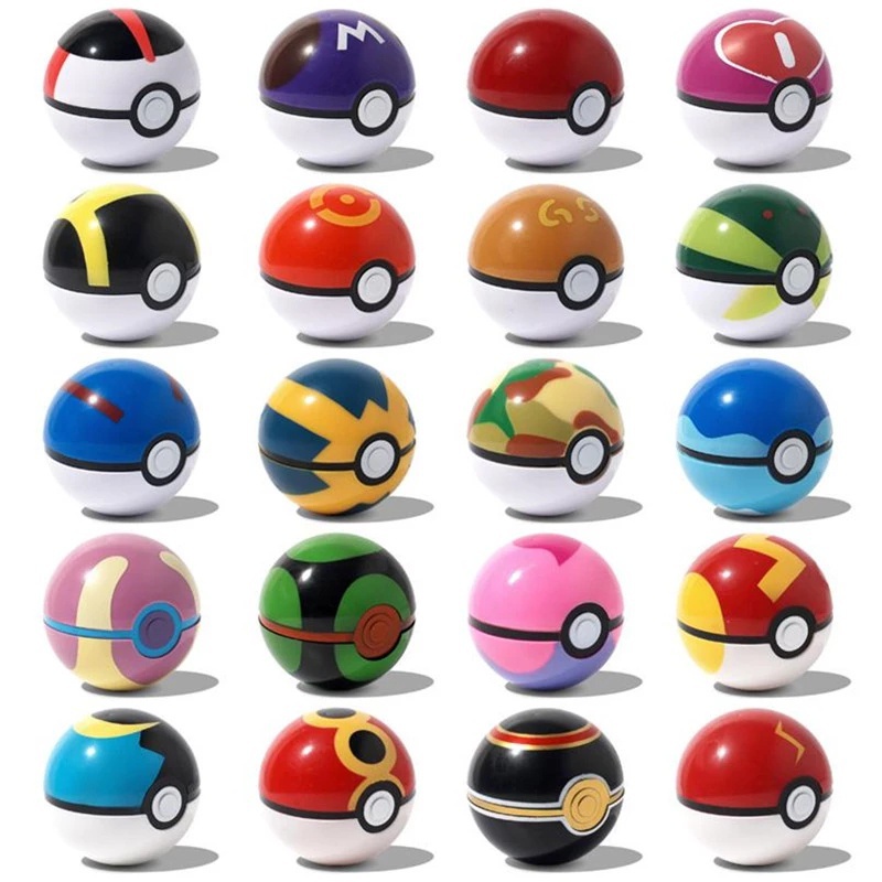 7cm Pokemon Ball Pikachu Gengar Anime Game Figures Pocket Monster Random Doll Kids Toys Children Birthday Gift